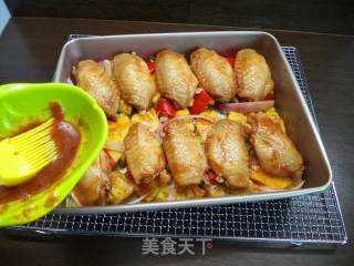 菠萝孜然鸡翅的做法步骤：7