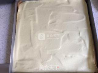 抹茶奶油蛋糕卷的做法步骤：16