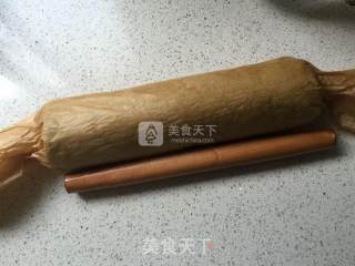 抹茶奶油蛋糕卷的做法步骤：26