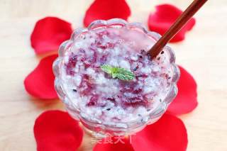 大米还可以这样吃——玫瑰冰稀饭的做法步骤：7