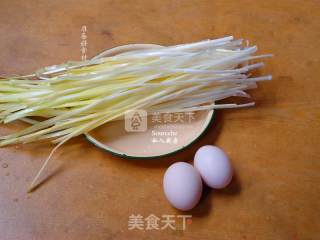 韭黄炒蛋的做法
