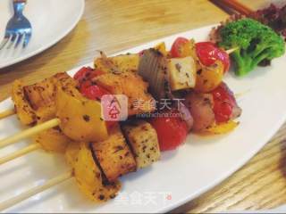 酱烤鸡肉串的做法步骤：1