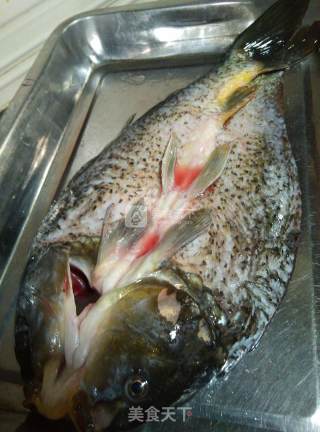 【豆鼓蒜蓉烤鱼】电烤箱家庭版的做法步骤：2