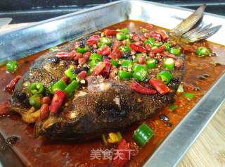 【豆鼓蒜蓉烤鱼】电烤箱家庭版的做法步骤：10