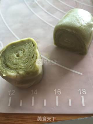 抹茶蛋黄酥的做法步骤：23