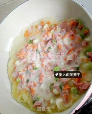 鸡蛋火腿肠饼的做法步骤：5
