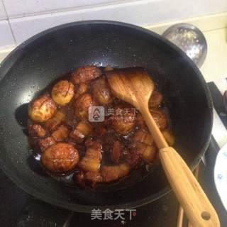 虎皮蛋烧肉的做法步骤：2