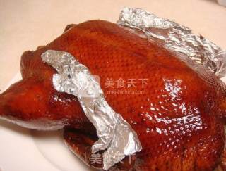 脆皮烤鸭的做法步骤：1
