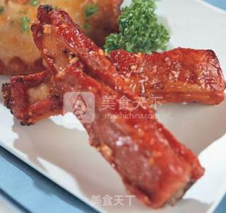 香烤子排的做法步骤：1