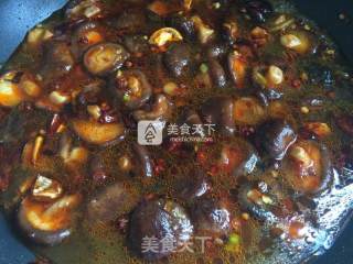 辣卤香菇的做法步骤：6