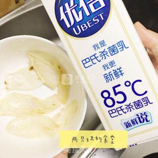 牛奶炖花胶的做法步骤：3