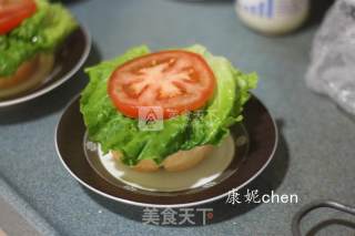 花朵汉堡包的做法步骤：9