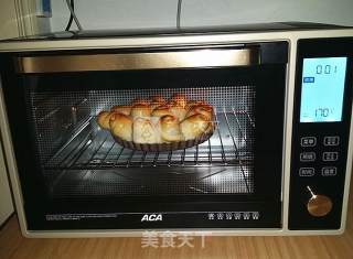 花朵派盘面包的做法步骤：12