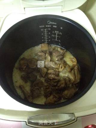 鸽子焗饭的做法步骤：8