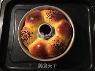 双味花环面包的做法步骤：11