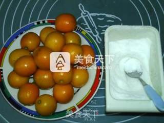 盐渍金橘的做法步骤：1