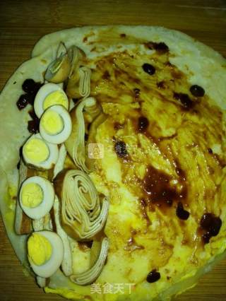 鸡蛋灌饼的做法步骤：7