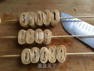 烤豆皮卷的做法步骤：10