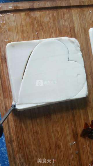 爱心皮蛋豆腐的做法步骤：4