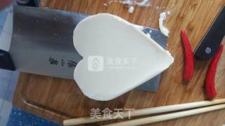 爱心皮蛋豆腐的做法步骤：5