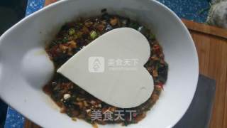 爱心皮蛋豆腐的做法步骤：6