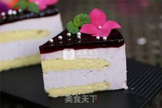 蓝莓慕斯蛋糕的做法步骤：30