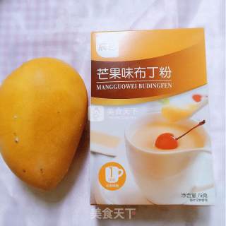 芒果布丁的做法步骤：1