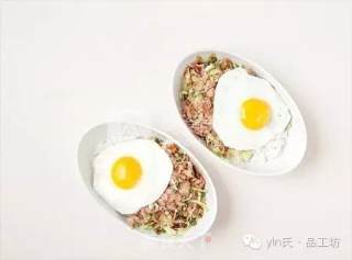 日式目鱼干烧饼盖浇饭的做法步骤：6