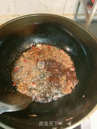 酱香肉沫冬瓜的做法步骤：4