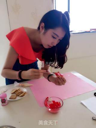 美女厨娘晓晓，作品“爱的小饼干”的做法步骤：8