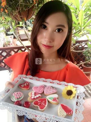 美女厨娘晓晓，作品“爱的小饼干”的做法步骤：15