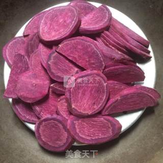 紫薯煎饼的做法步骤：2