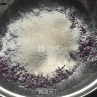 紫薯煎饼的做法步骤：4