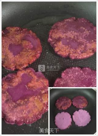 紫薯煎饼的做法步骤：9
