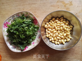 豆浆萝卜叶汤的做法步骤：1