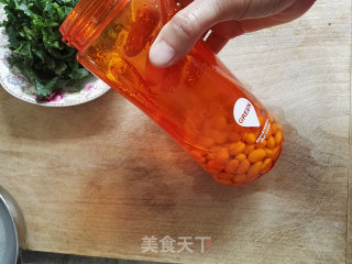 豆浆萝卜叶汤的做法步骤：2