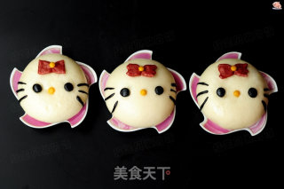 Kitty猫豆沙包的做法步骤：15