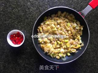 米饭必杀技--舌尖上细嫩的抵抗笋炒泡菜的做法步骤：7