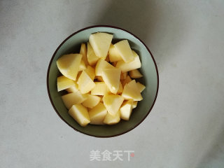 苹果杏仁奶昔的做法步骤：2