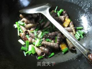 豆豉炒钉螺的做法步骤：10