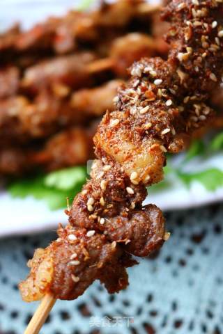 羊肉串撸起来的做法步骤：7