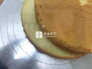 奶油水果蛋糕的做法步骤：14