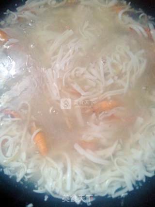 鲜虾豆腐羹的做法步骤：8