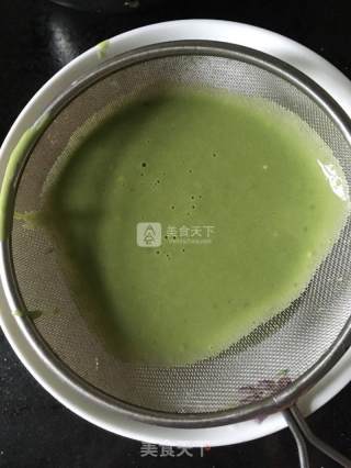 青汁松饼的做法步骤：3
