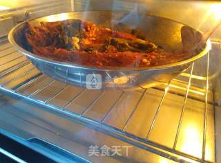 【酸菜烤鱼】电烤箱的做法步骤：5