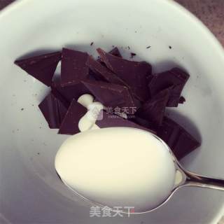 苦苦哒松露巧克力的做法步骤：2