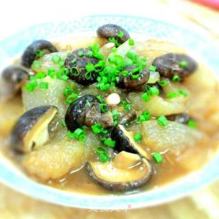 干贝蚝油烧双冬的做法步骤：7
