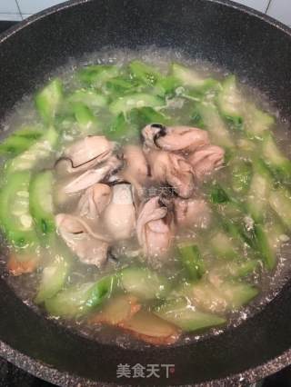 丝瓜浸生蚝的做法步骤：6