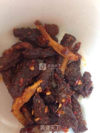 香辣牛肉干的做法步骤：5