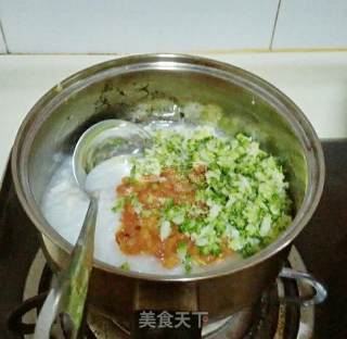 蔬菜干贝粥的做法步骤：5